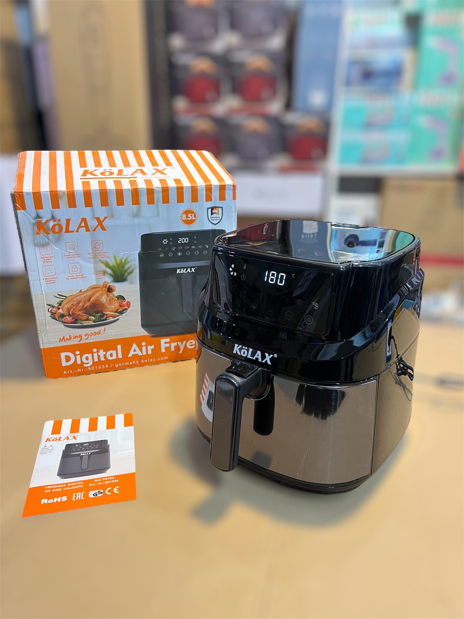 Kolax Germany Branded 8.5Litre Air Fryer