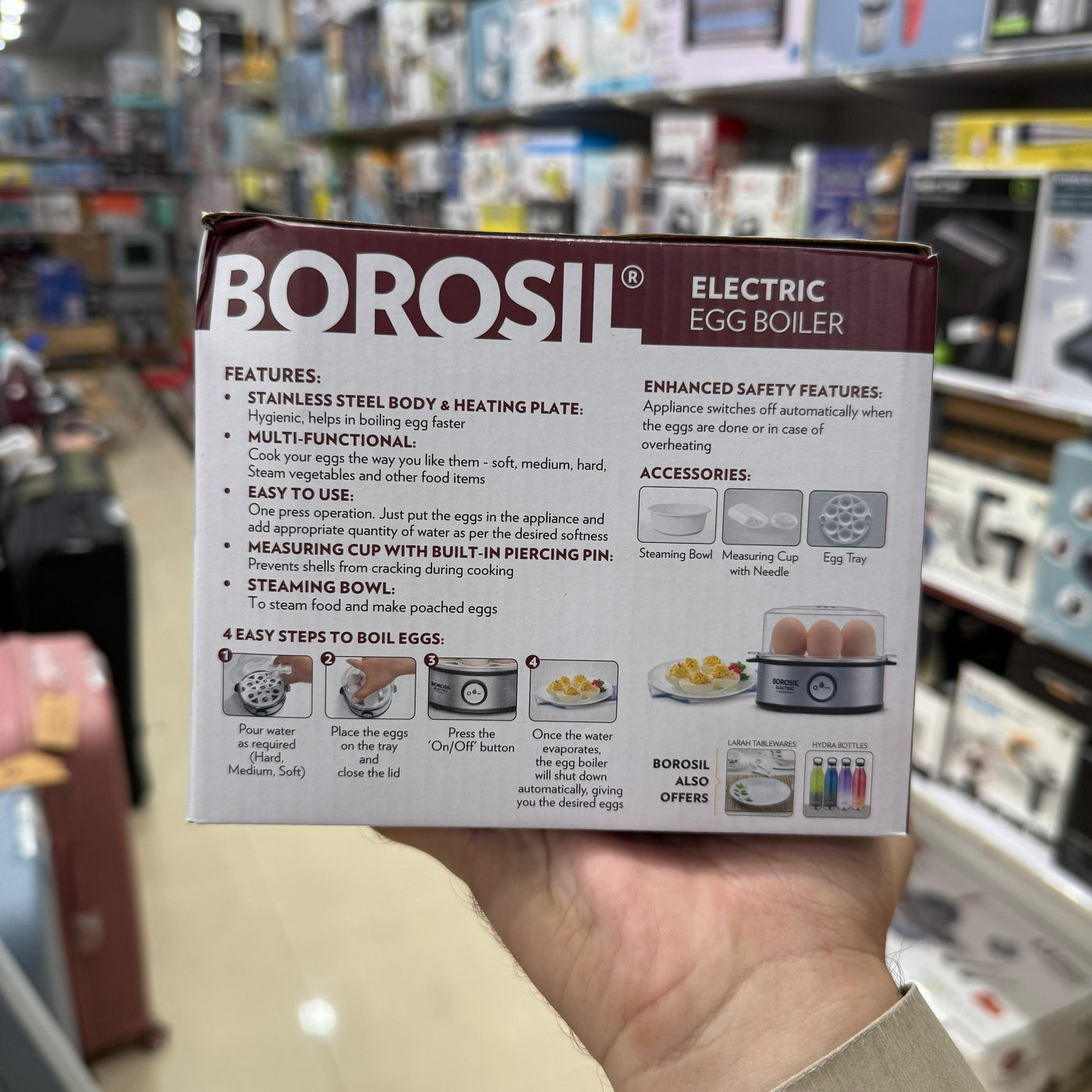 Borosil Electric Egg Boiler