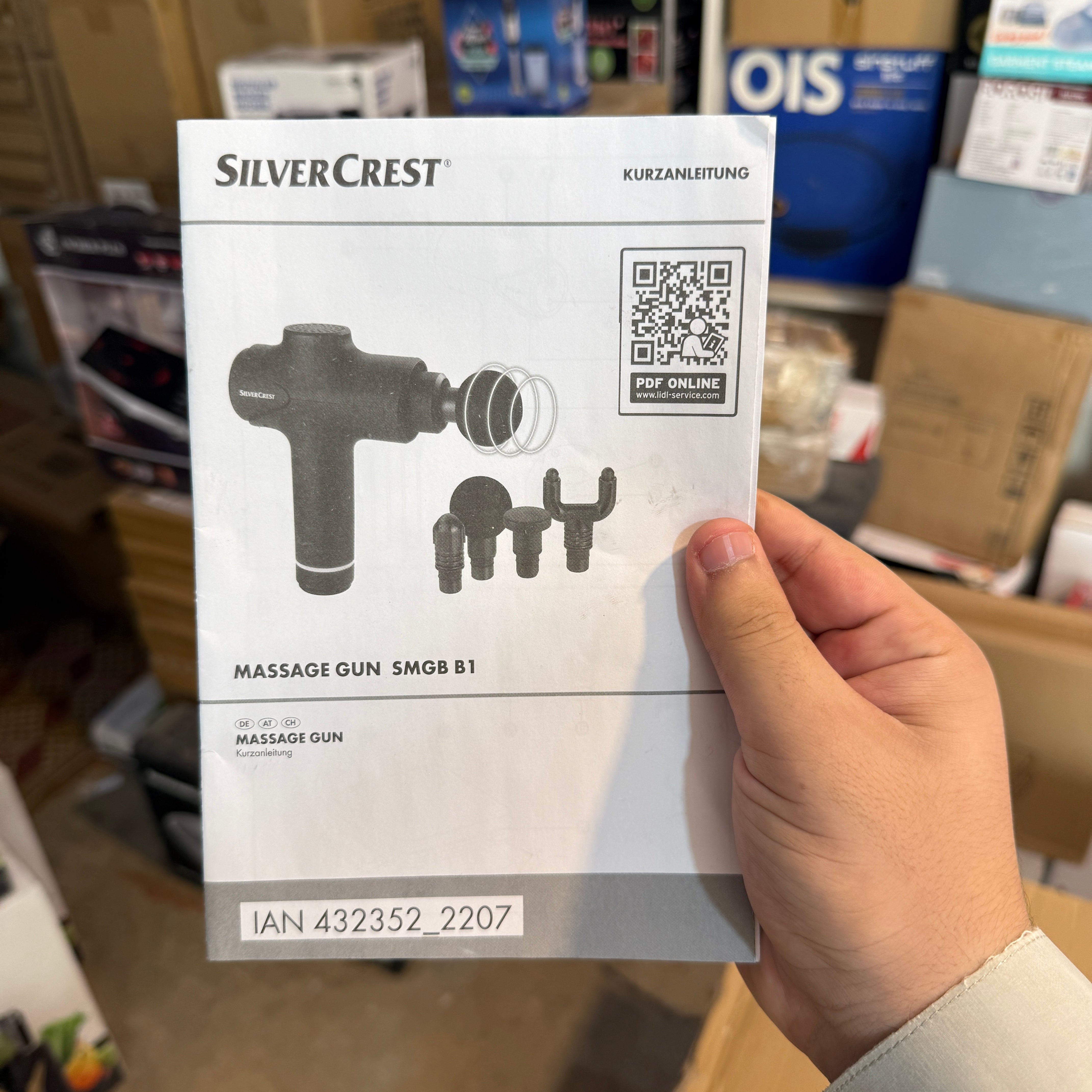 Silver Crest Germany Powerful Digital Gun massager