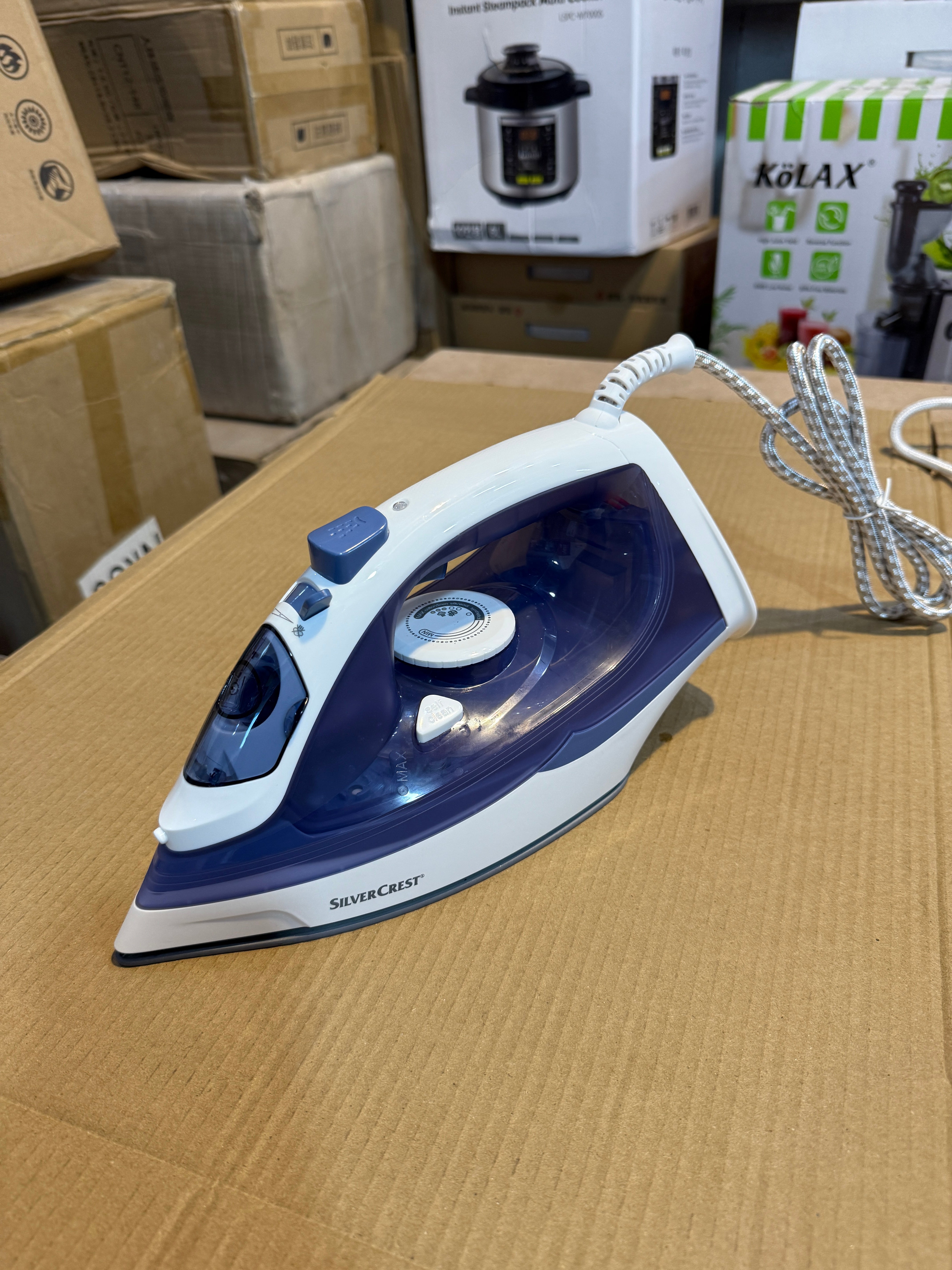 Silver Crest Silver Plate Steam Iron