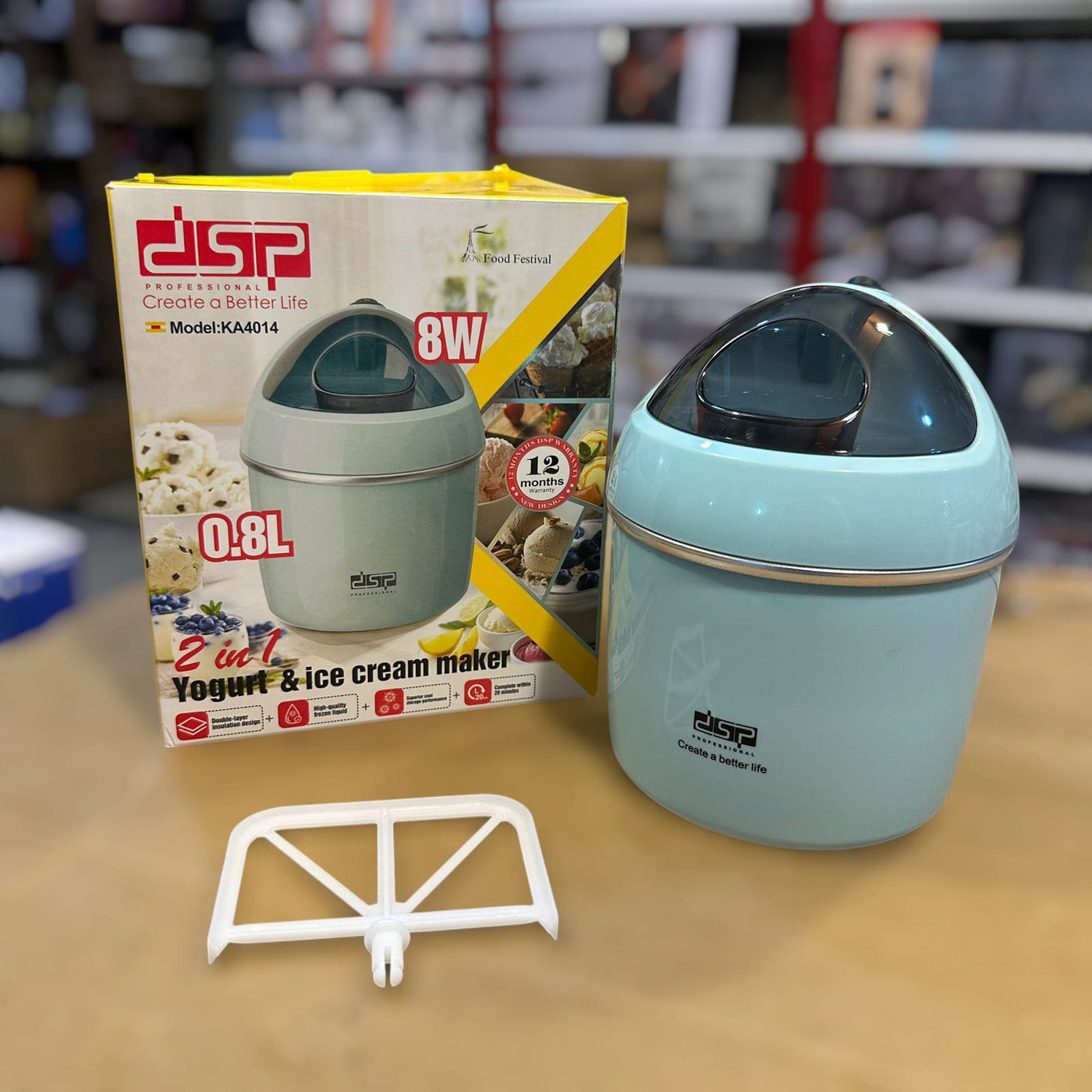 DSP 2 In 1 Yogurt & Ice Cream Maker