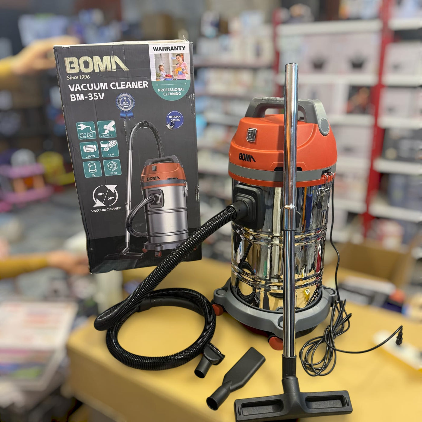 Boma Wet & Dry Vacuum Cleaner