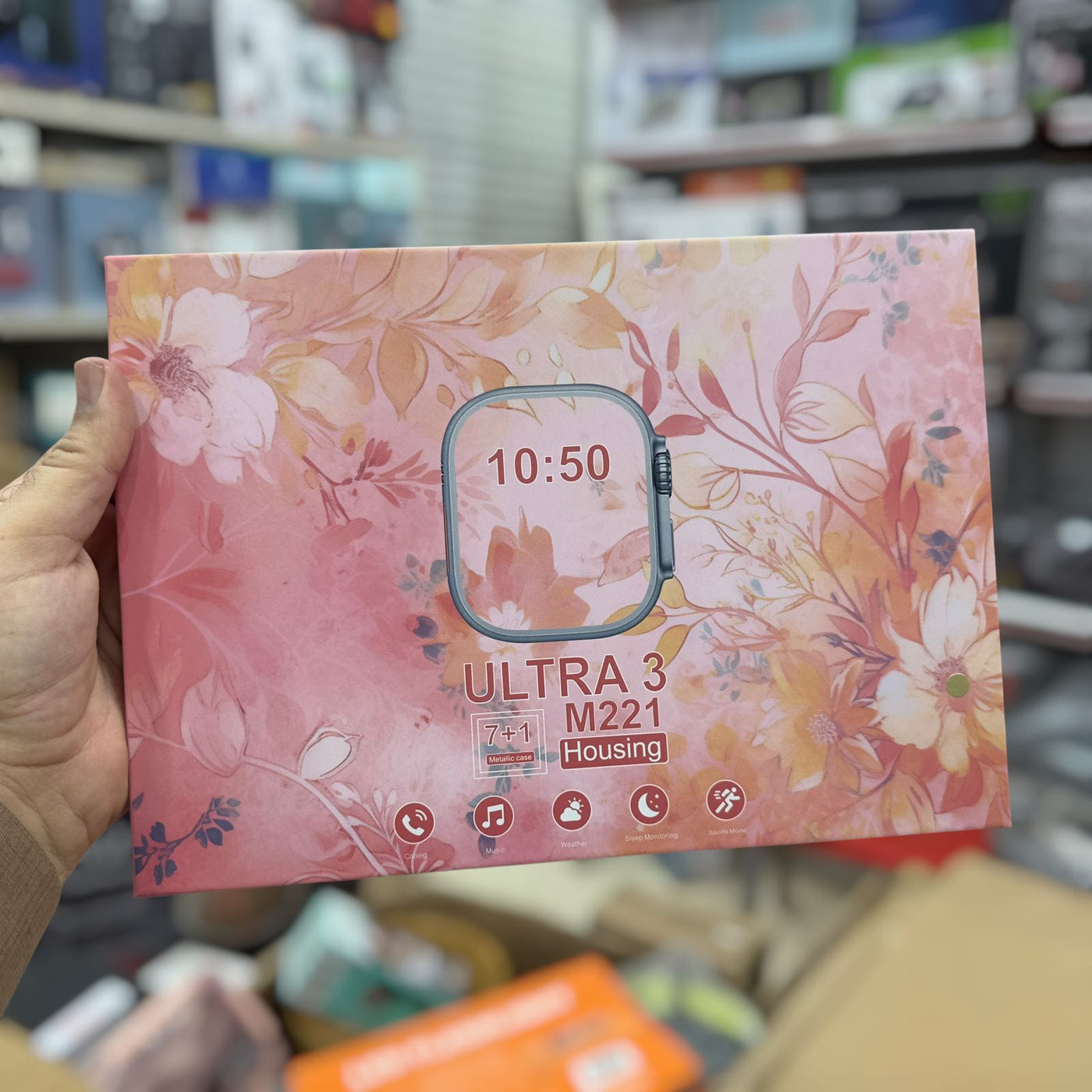 Imported Ultra 3 Smart Watch with 7 Straps