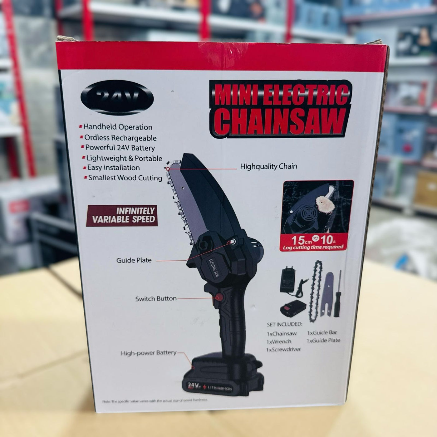 Imported Rechargeable Handheld Mini Electric Chainsaw