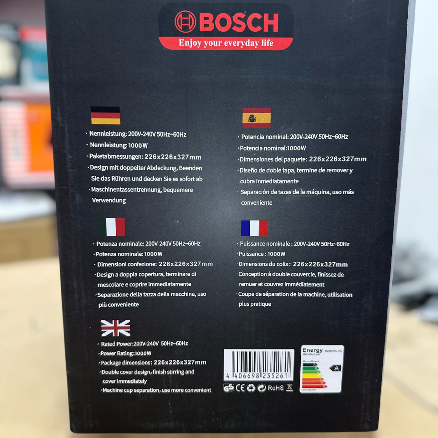 Booshh 5L Multifunction 2 Blades Food Chopper