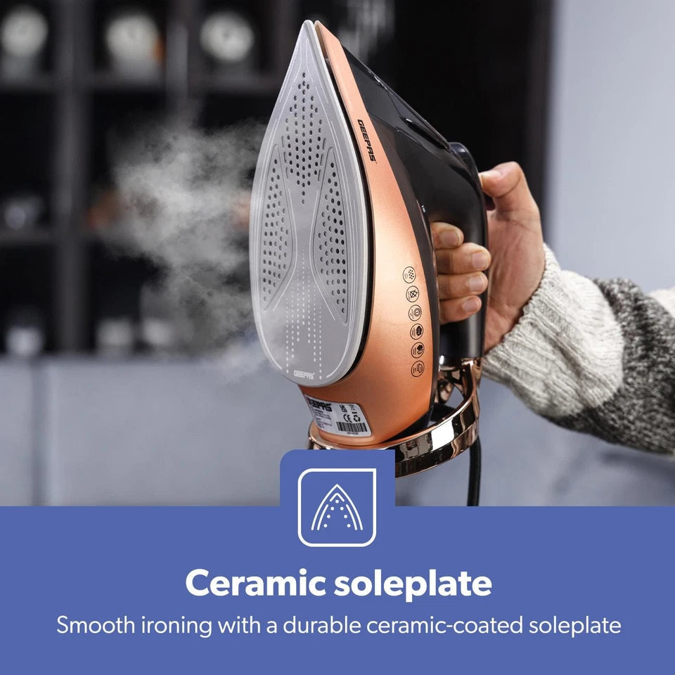 Geepas Auto Temperature Steam Iron 24034