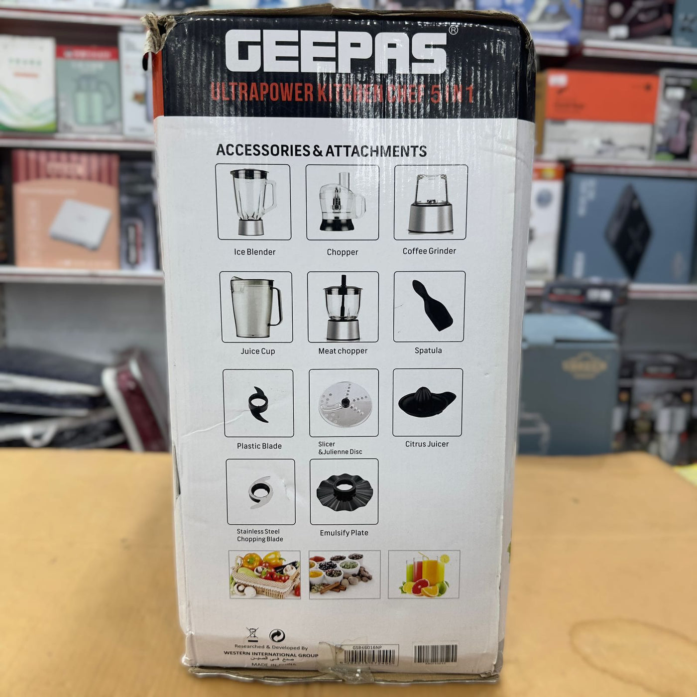 GEEPAS Digital 5 in 1 Food Factory-46016