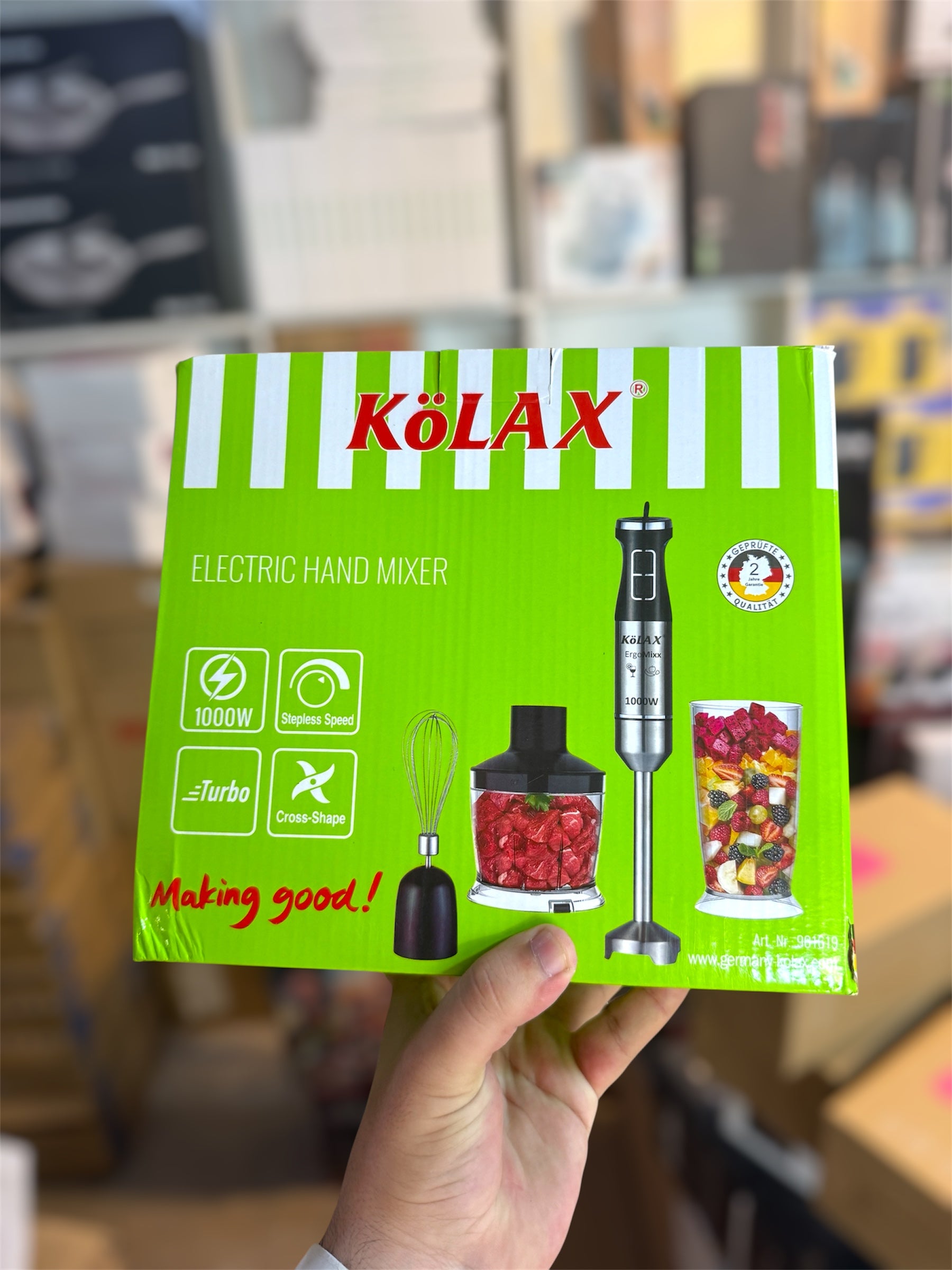 Kolax Germany Brand 4in1 Hand Blender Set