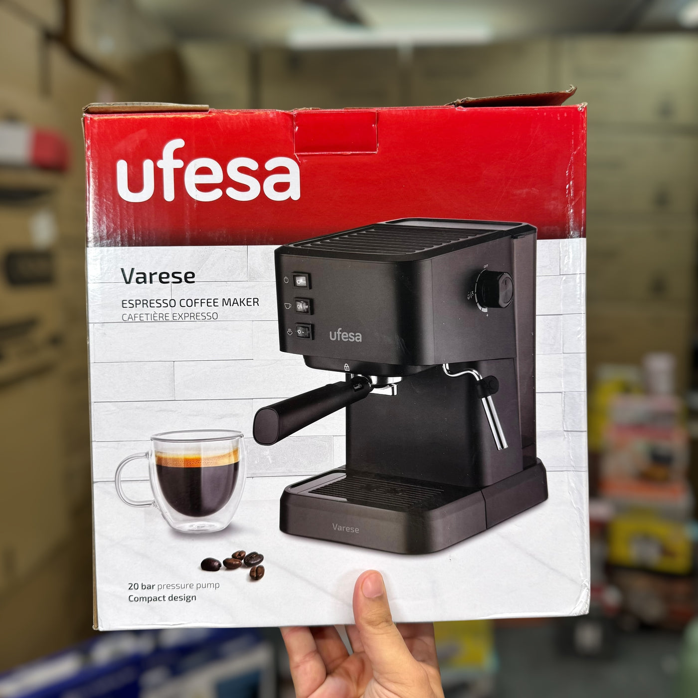 Spain Ufesa High Pressure Espresso Machine