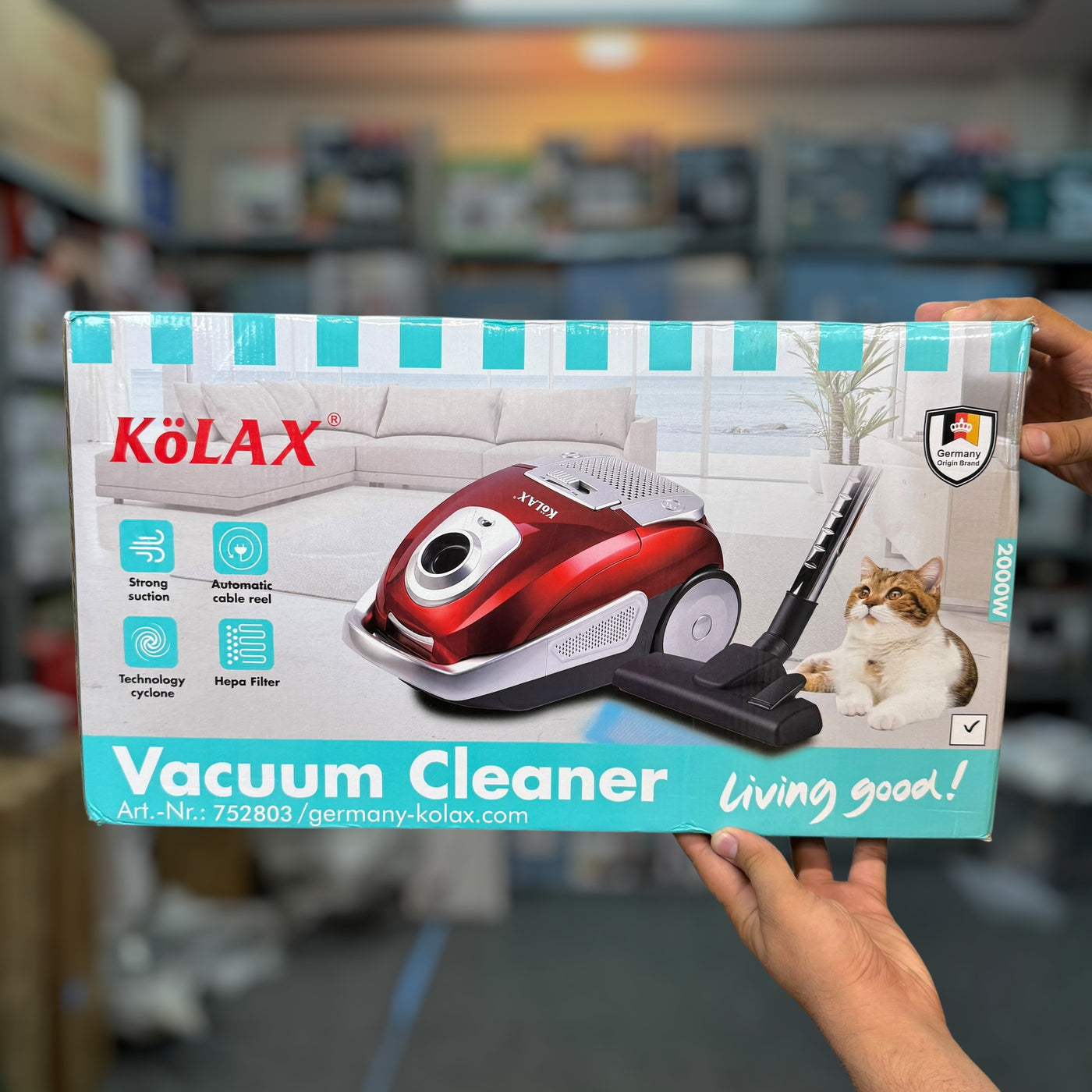 Kolax 4L Electric Vacuum Cleaner