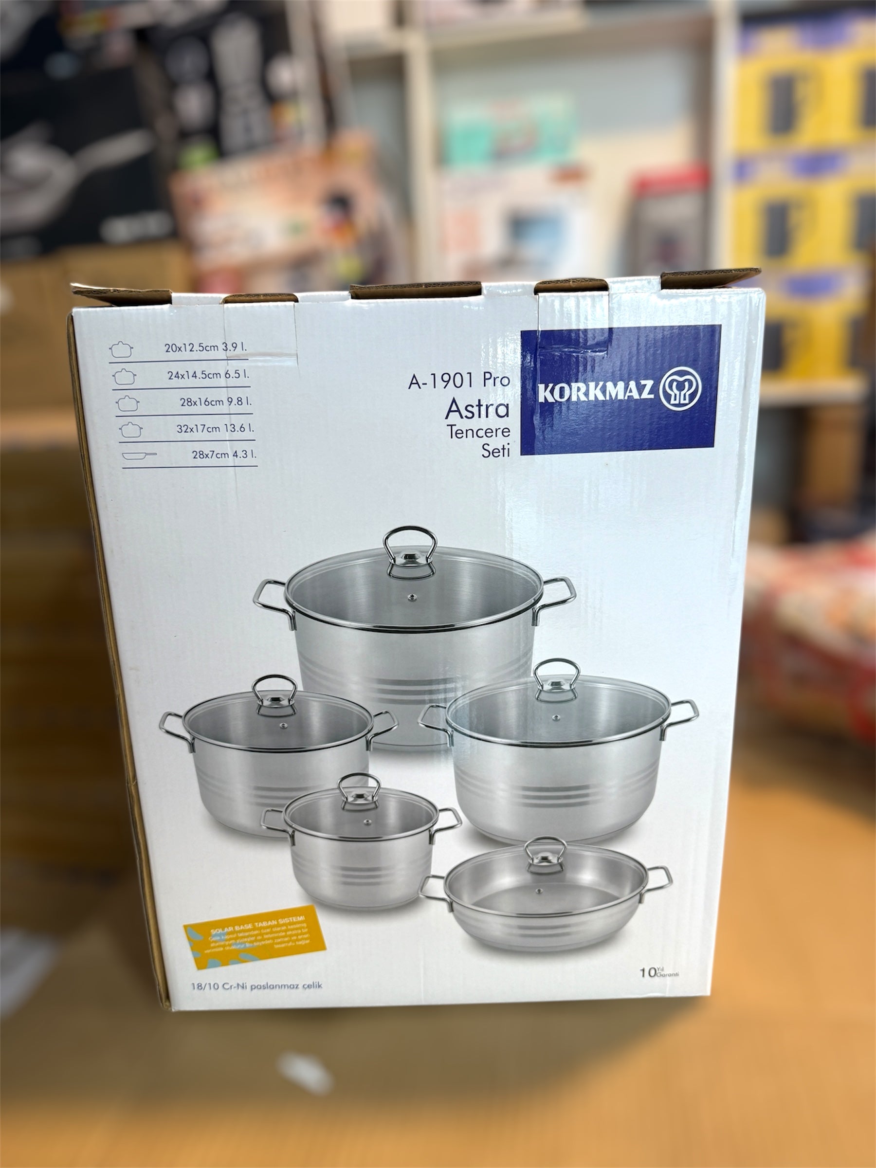 Turkey Korkmaz 5 Piece Cookware Set