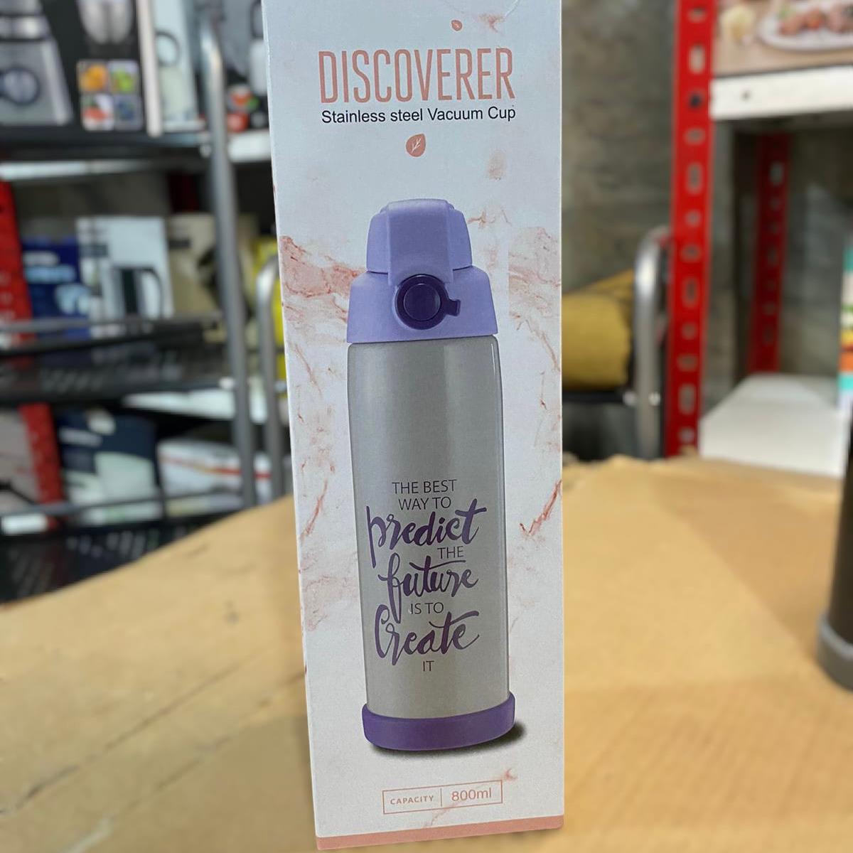 Discover Stainless Steel 800ml Water Bottle