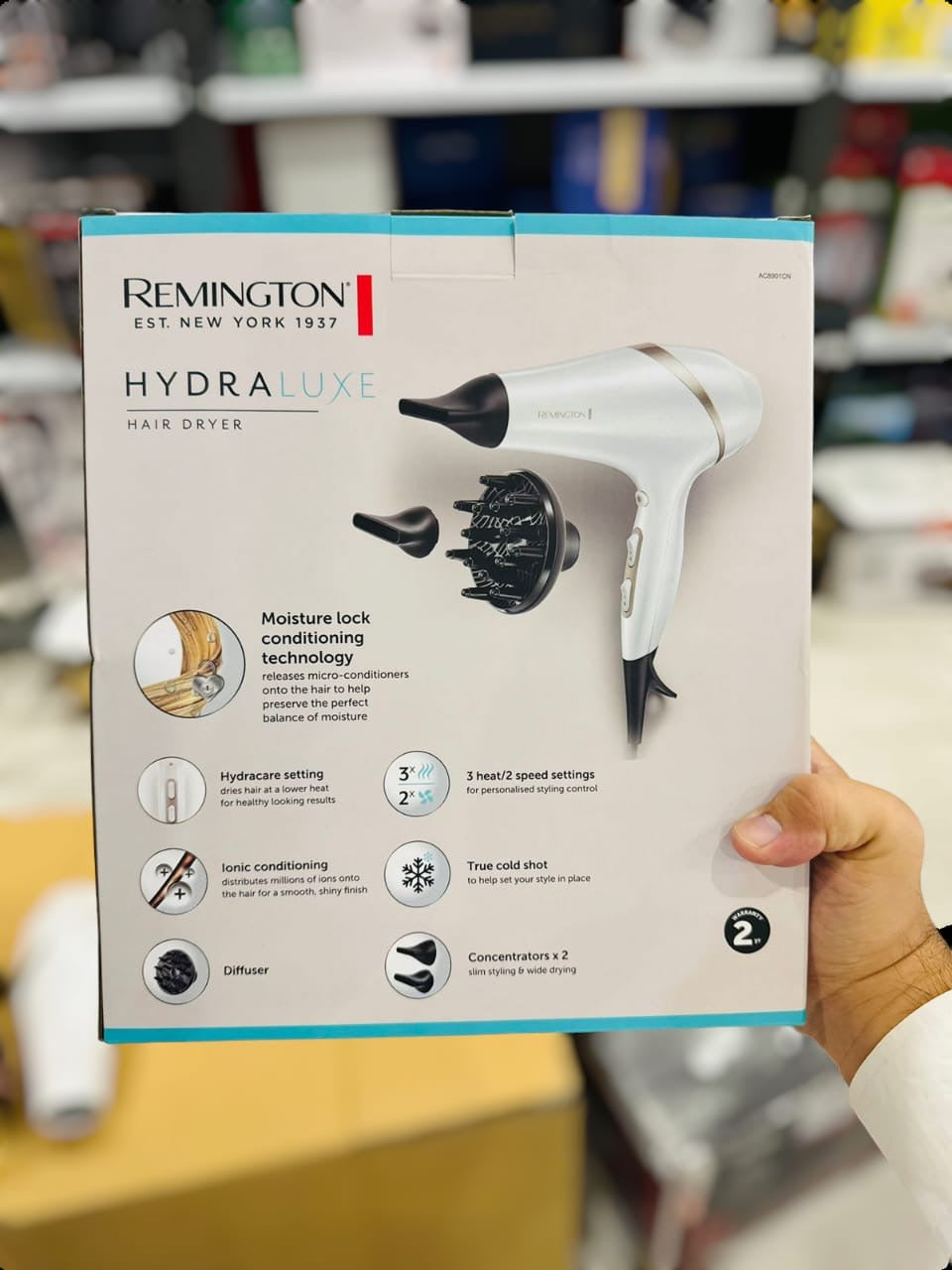 REMINGTON HYDRALUXE HAIR DRYER