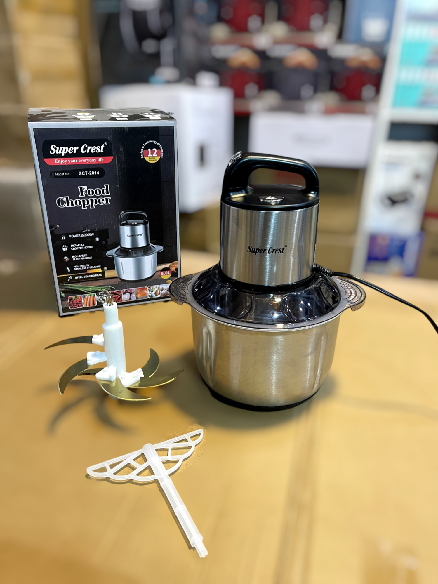 Super Crest Meat Chopper 5Litre